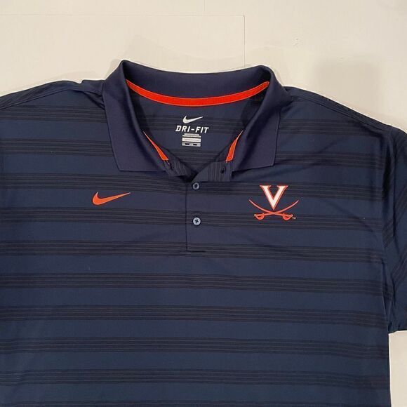 NIKE XXXL University Of Virginia Cavaliers Polo Dri- Fit
3X Navy Blue - Picture 2 of 5